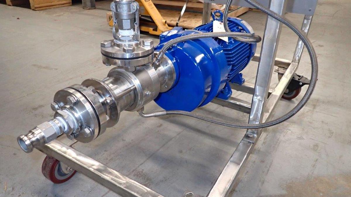 Used IKA DR3-6/P Inline High Shear Multi-Stage Mixer, 10HP XP
