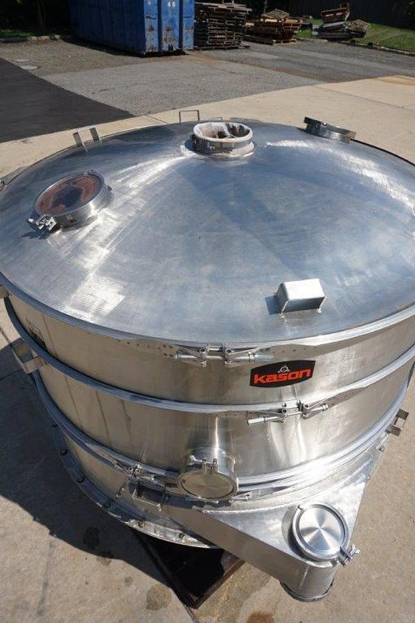Used Kason 72 In. Diameter Stainless Steel Double Deck Screener