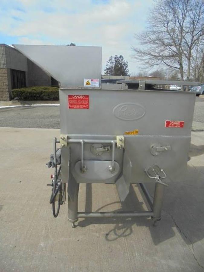 Used Rietz 1,000 Lb. SS Twin Screw Horizontal Blender, Jacketed