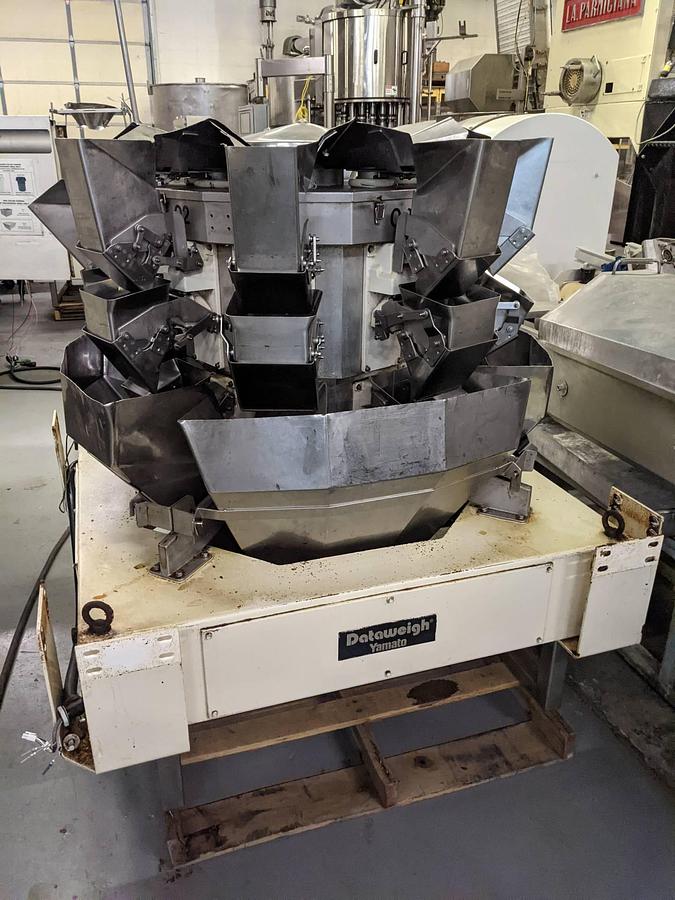 Used Yamato “Dataweigh” Eight Head Rotary Scale Last used in packaging potato chips