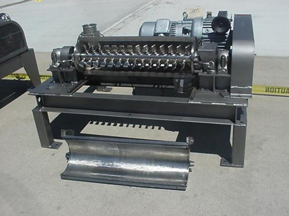 Used Hosokawa-Bepex Tcx-8 Turbulizer, Ss, 7.5 Hp