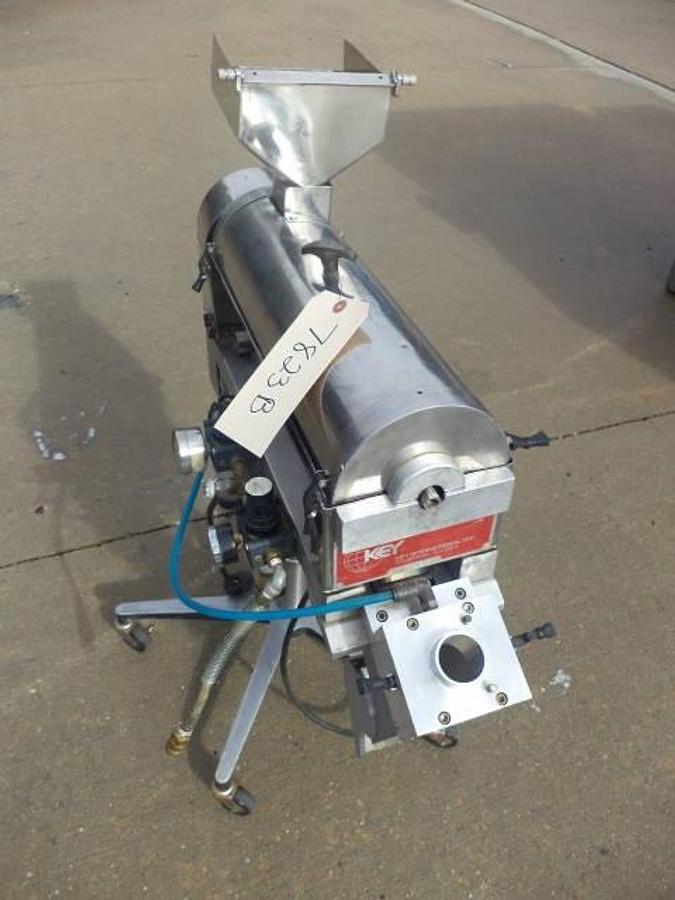 Used Key Industries CP150 capsule polisher, portable