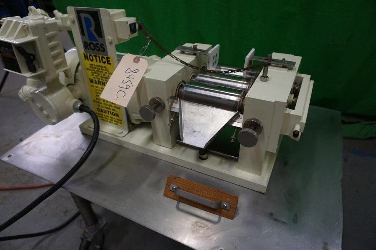 Used Ross 2.5 In. x 5 In. Tabletop Lab Three Roll Mill, XP