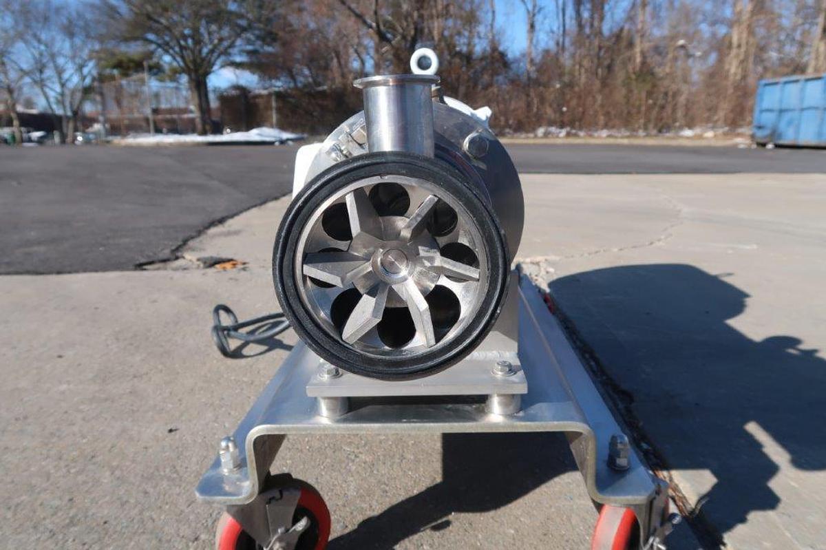 Used Greerco 4 In. Sanitary Pipeline Homogenizing Mixer, Portable
