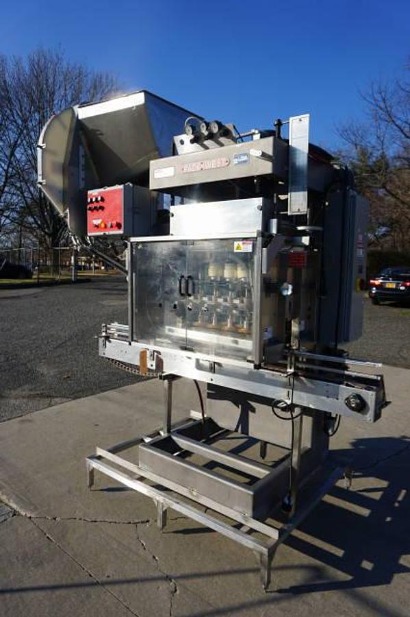 Used Pack-West Auto 200 Eight Spindle Capper, 300 Per Minute