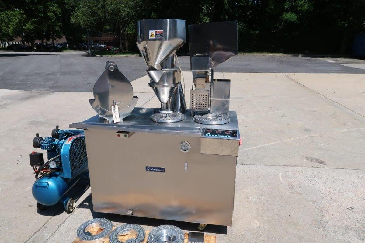 Used Vanguard Semi-Automatic Capsule Filler, 25,000 Capsules/Hour