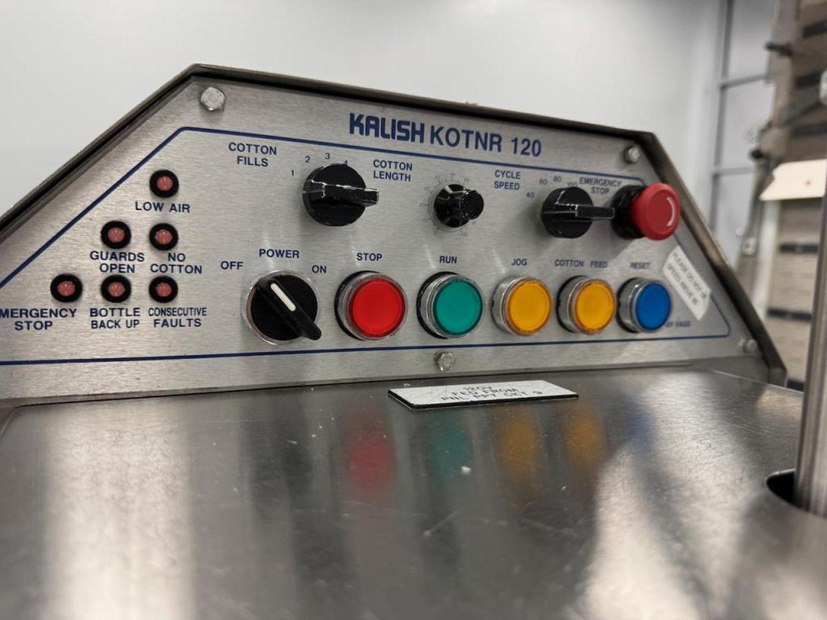 Used Kalish Kotnr 120 Automatic Cotton Inserter