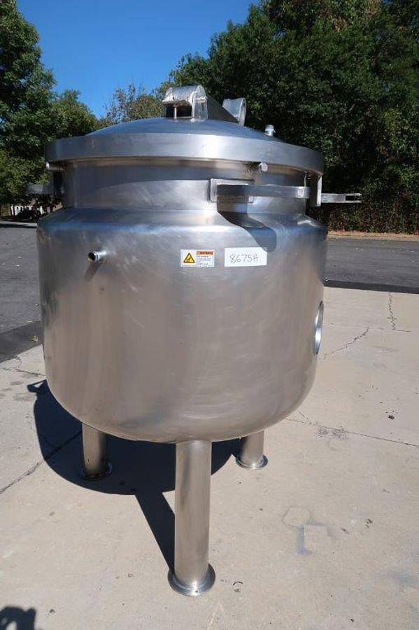 Used 200 Gallon Stainless Steel Jacketed Autoclave, 3 In. Discharge