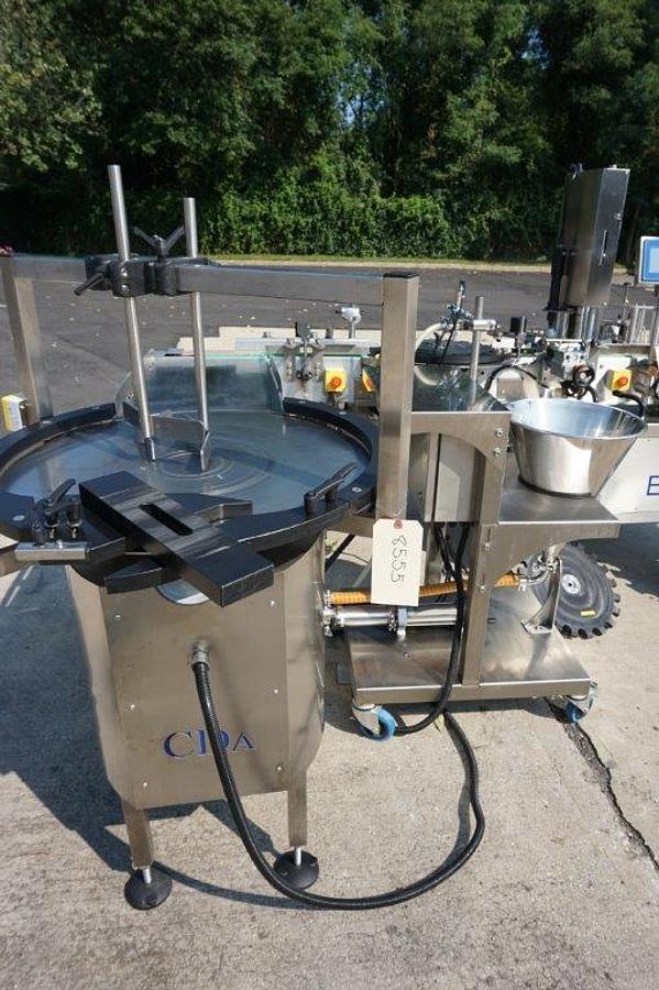 Used CDA Monoblock E-Filling , Capping and Labeling Machine, Manufactured 2017