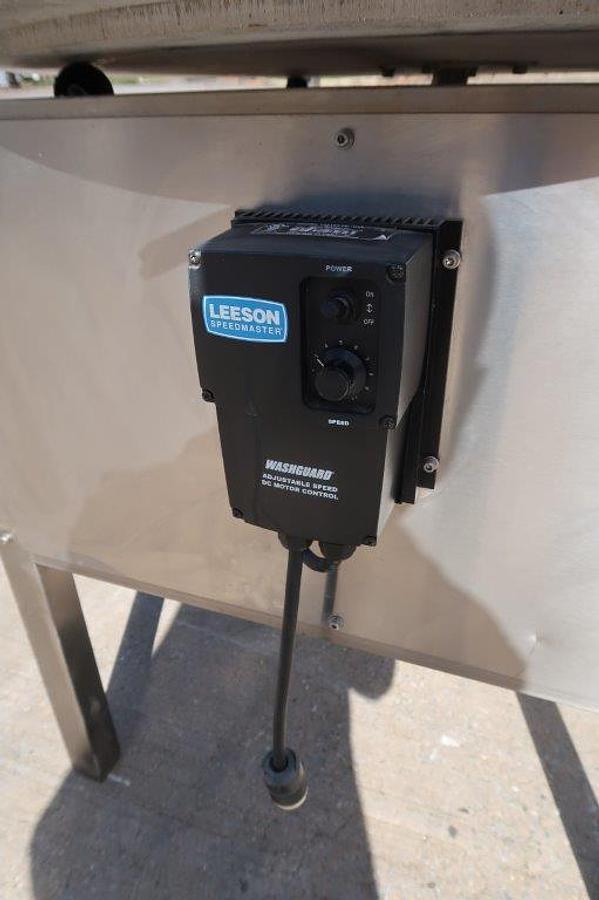 Used 42 In. Diameter SS Rotary Unscrambling/Accumulating Table