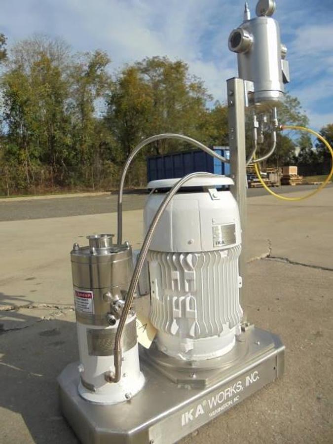 Used IKA DR 2000/5 316 SS Inline High Shear Mixer, 10HP