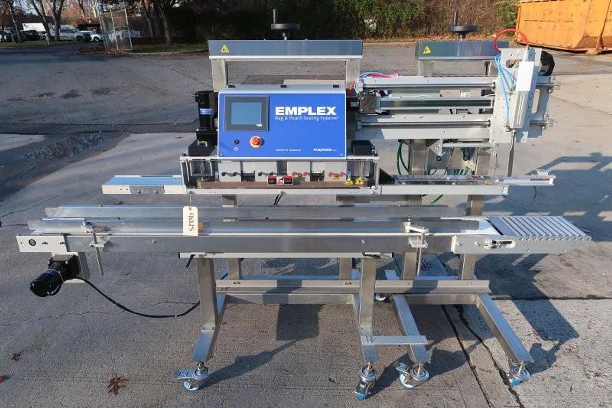 Used Emplex MPS7503S Continuous Band Sealer with vacuum/gas flush system, Portable