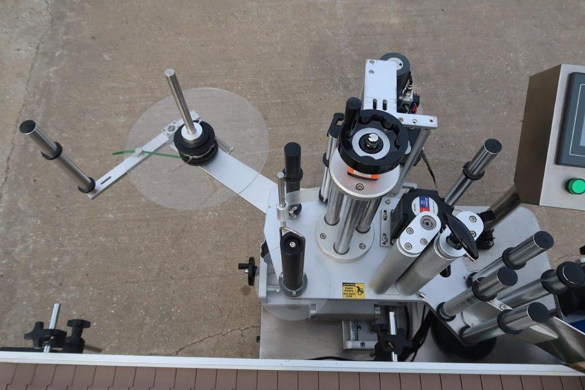 Used Sammi Pack Automatic Spot/Wraparound Pressure Sensitive Labeling Machine, with Coder