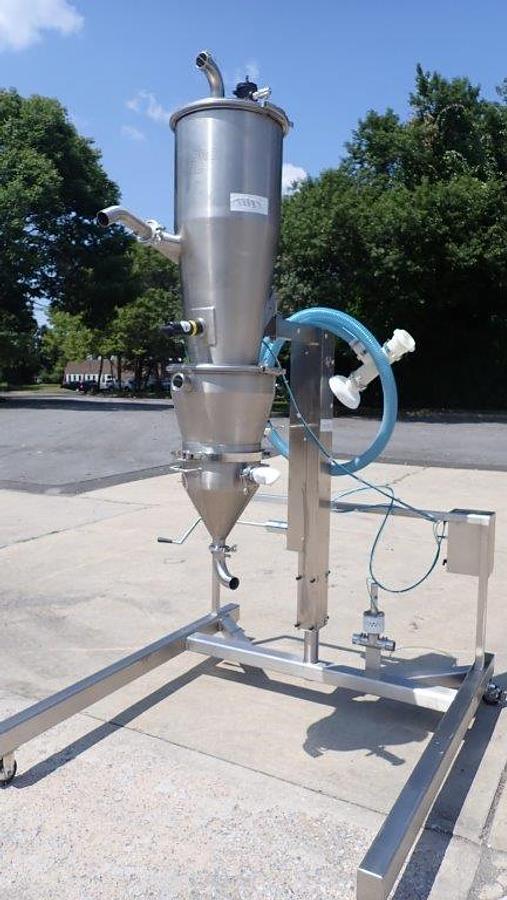 Used Quadro Vac Sanitary Pneumatic Conveyor, Portable
