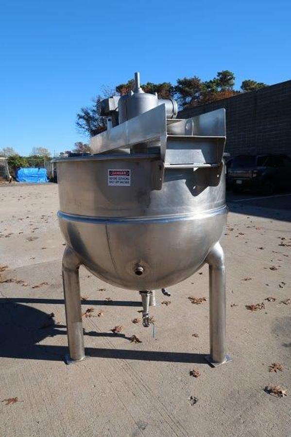 Used 200 Gallon Hamilton SS Jacketed Double Motion Kettle