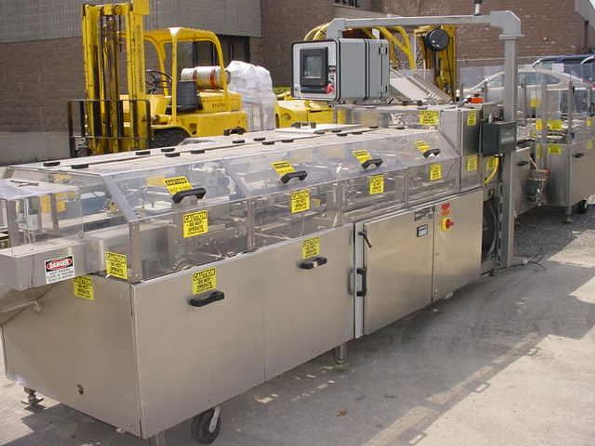 Used Mgs Hcm-750 Horizontal Continuous Motion Cartoner With Nordson Gluing