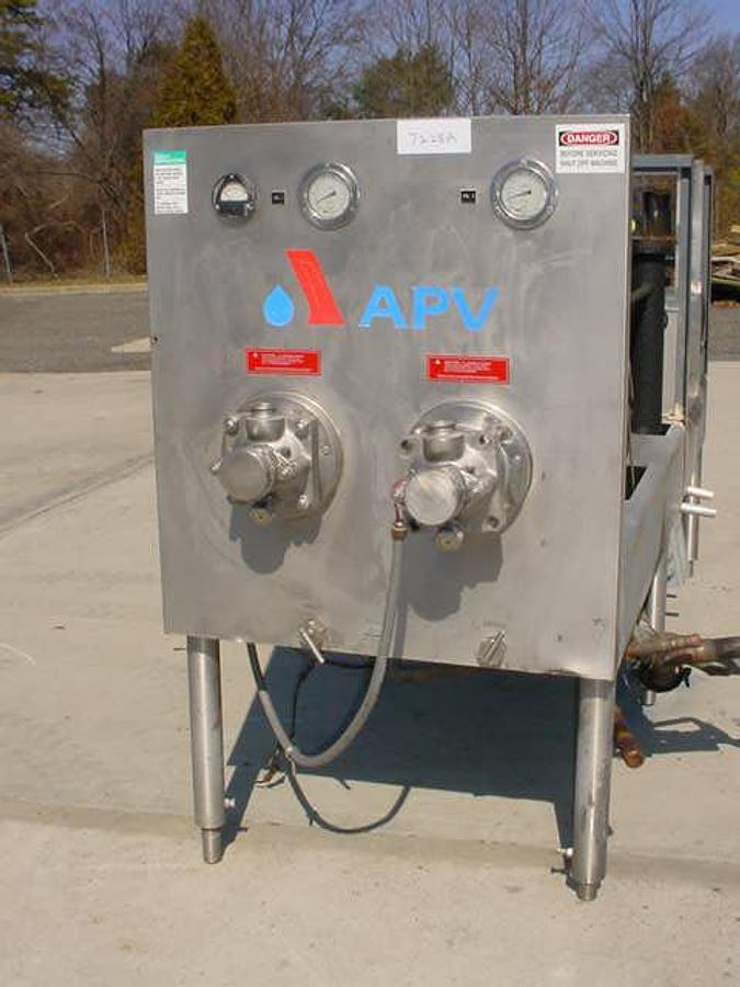 Used Apv 6x72 Twin Tube Scraped Surface Heat Exchanger