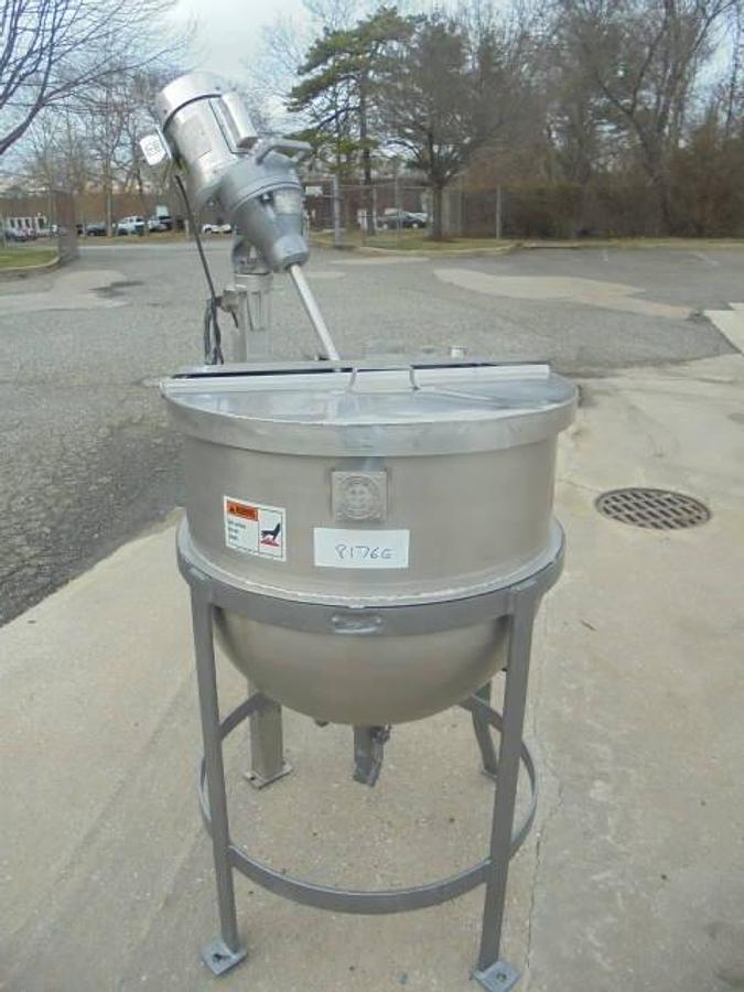 Used 60 Gallon Toronto Coppersmithing Mix Kettle, 100 PSI Jacket