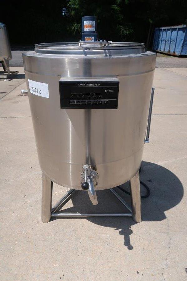 Used 25 Gallon SS Self-Contained Electric Mix Tank, Jacketed