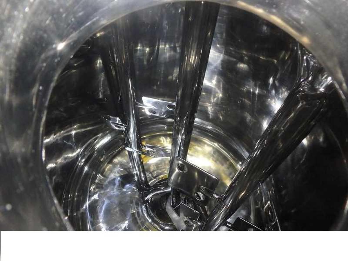 Used Becomix 125 Liter Stainless Steel Process Vessel
