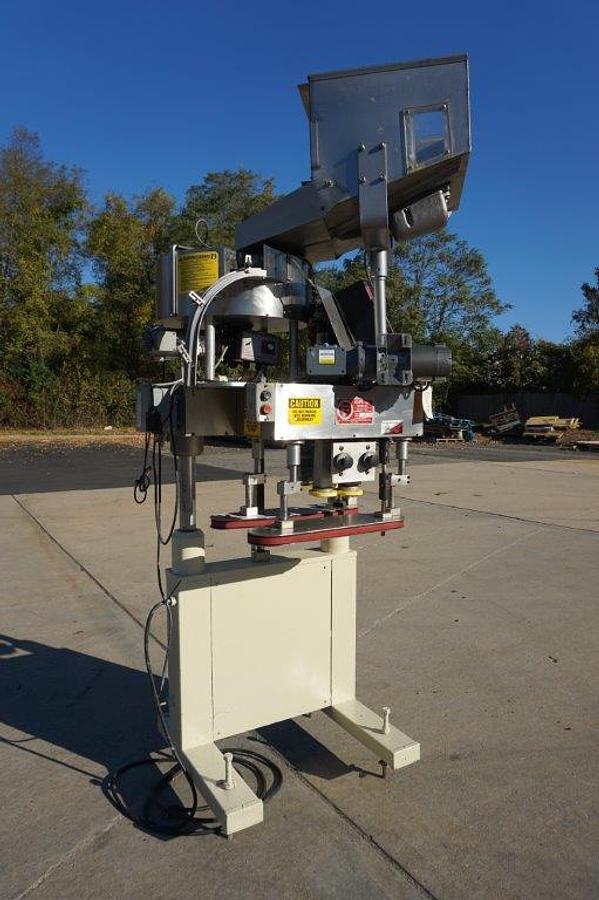 Used Kaps All “E” Screw Capper/Retorquer, 80 Per Minute