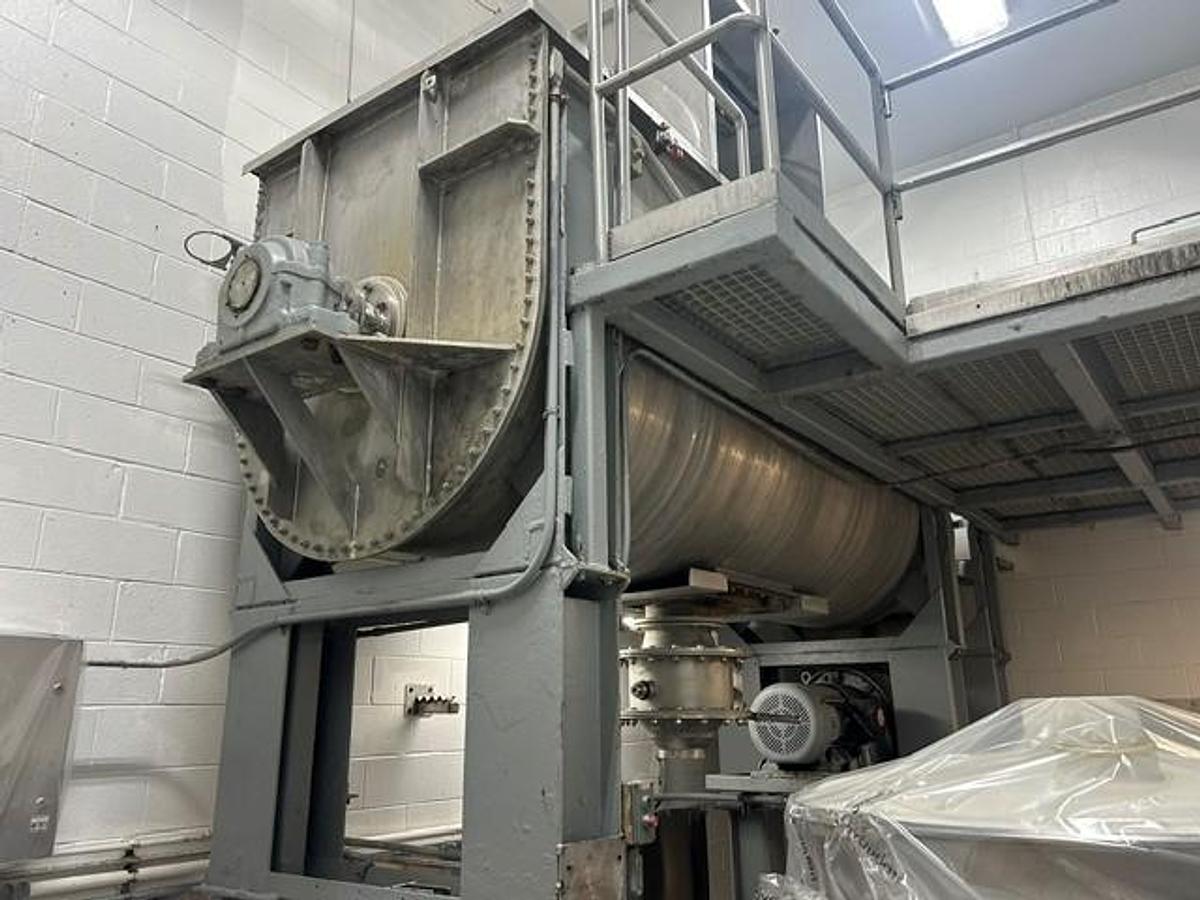 Used 125 Cu. Ft. Double Ribbon Blender, SS