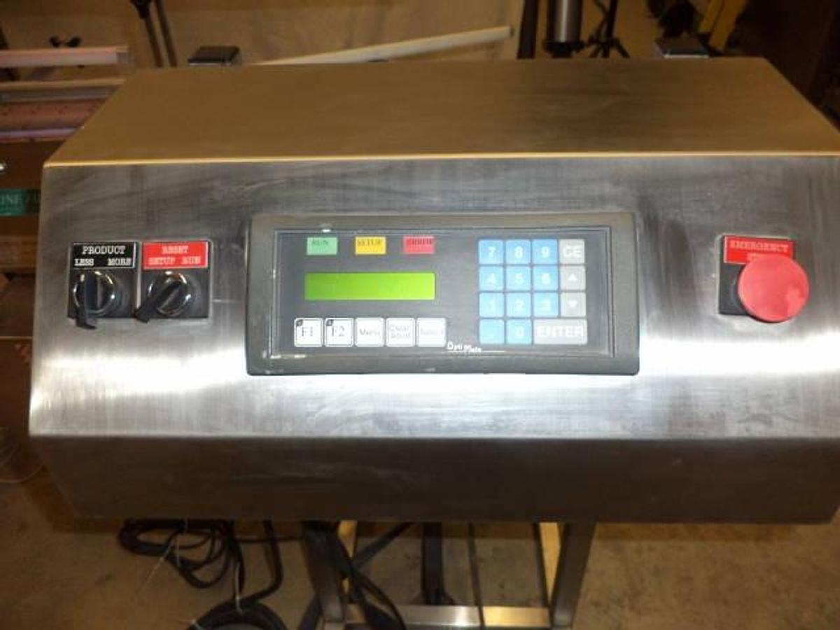 Used Inline Filling System Six Head Time/Gravity Auto Straight line Filling Machine