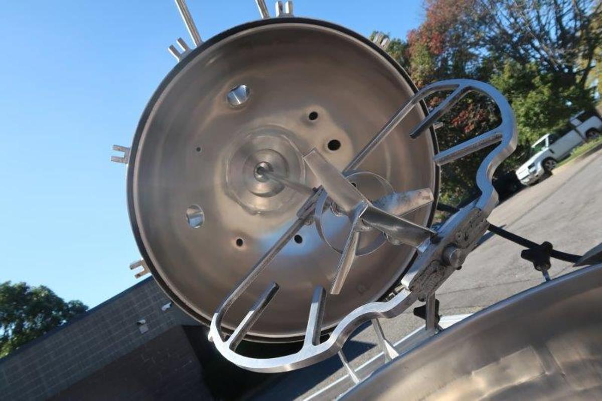Used 60 Gallon Lee SS Jacketed Vacuum Mix Kettle, Portable