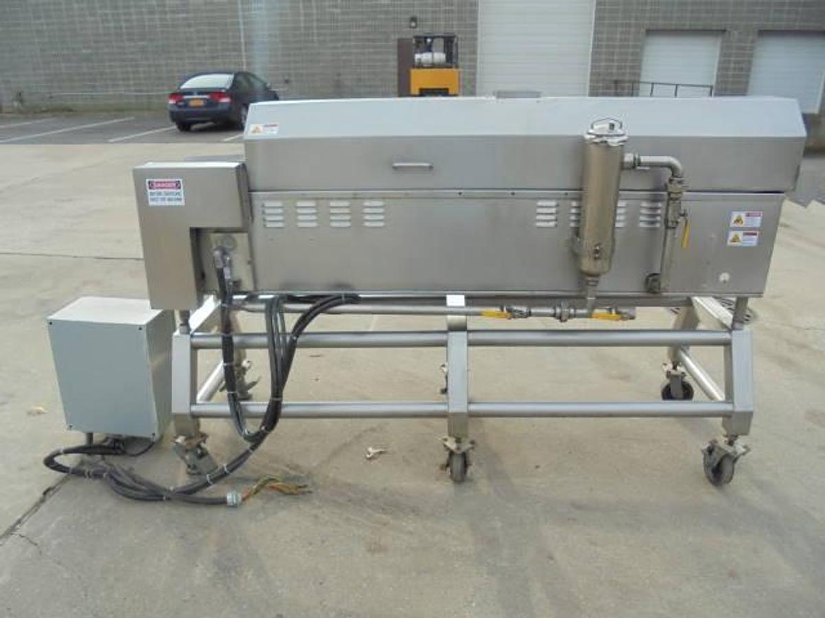 Used Heat and Control Mastermatic CF350E Stainless Steel Continuous Fryer, Electric