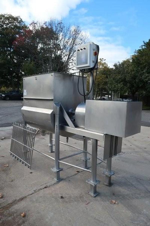 Used Lee 300UTDRS Jacketed SS Horizontal Ribbon Blender