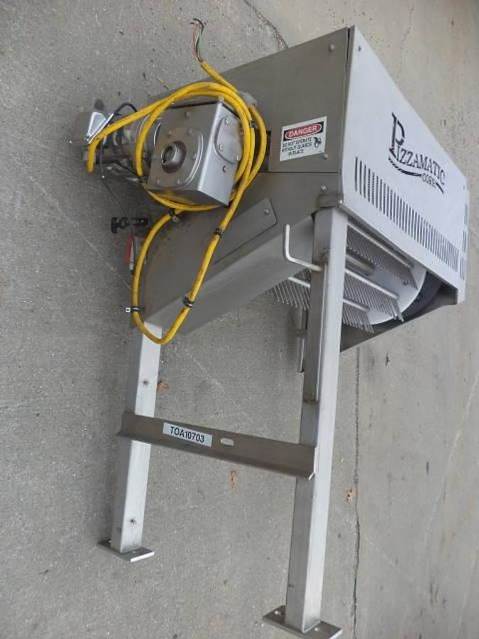 Used Pizzamatic “waterfall”” topping applicator for cheese”
