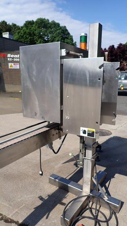 Used Axon EZ-300 Sleever/Bander, Stainless