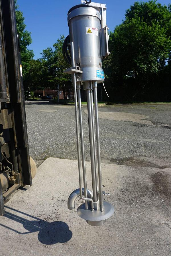 Used Arde Barinco 10 HP High Shear Homogenizing Mixer, Washdown Motor