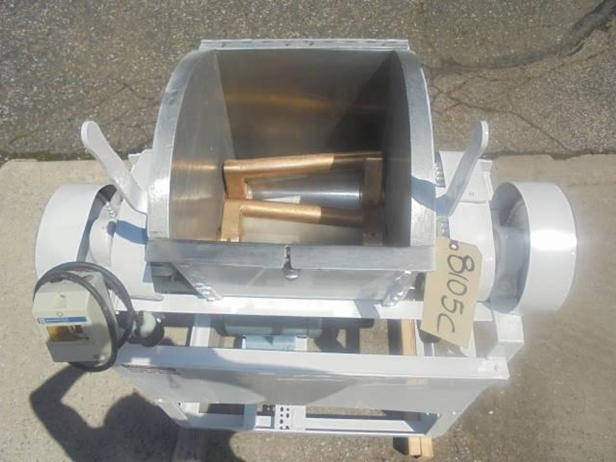 Used Lombi Pilot Plant Pasta Dough Mixer, Tilt Discharge