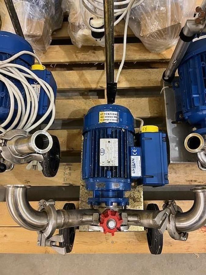 Used Liverani Stainless Steel Wine Pumps, (6)