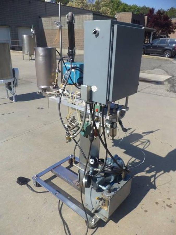 Used Hercules Single Piston Filler, Self-Contained Heating