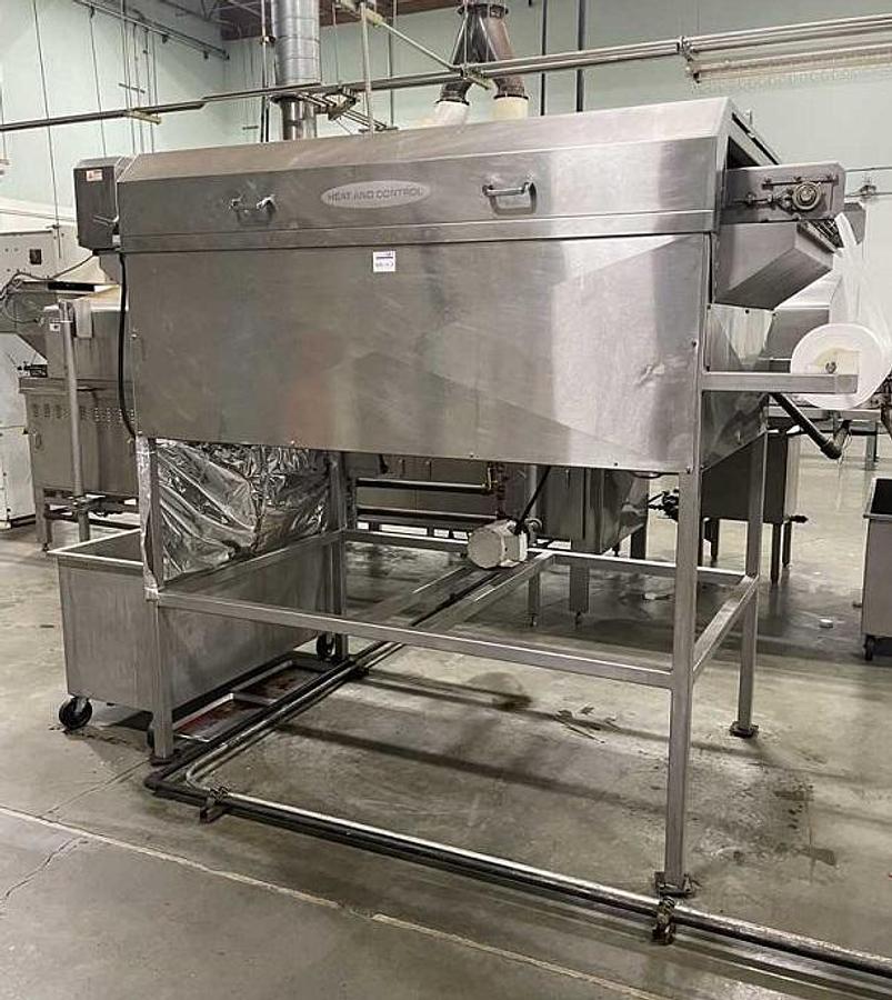 Used Heat and Control Frying Line, with Tunnel and Seasoner
