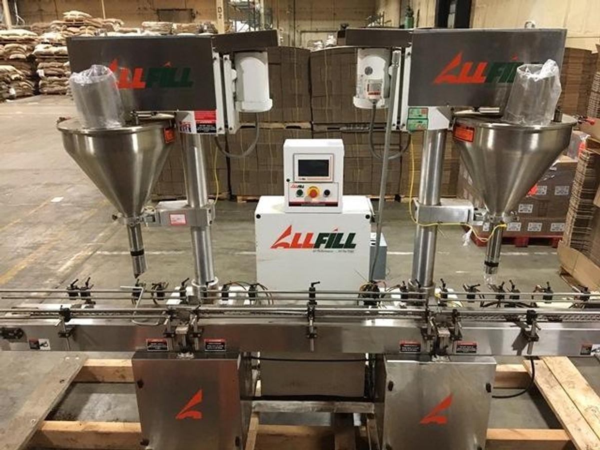 Used All Fill DHA-600 Dual Auger Automatic Powder filler