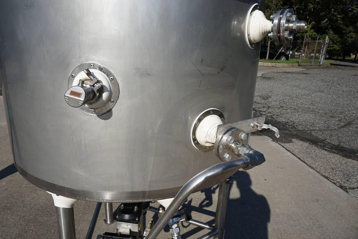 Used A & B Process Systems 160 Gallon Stainless Jacketed Pressurized Kettle/Reactor, 150 PSI
