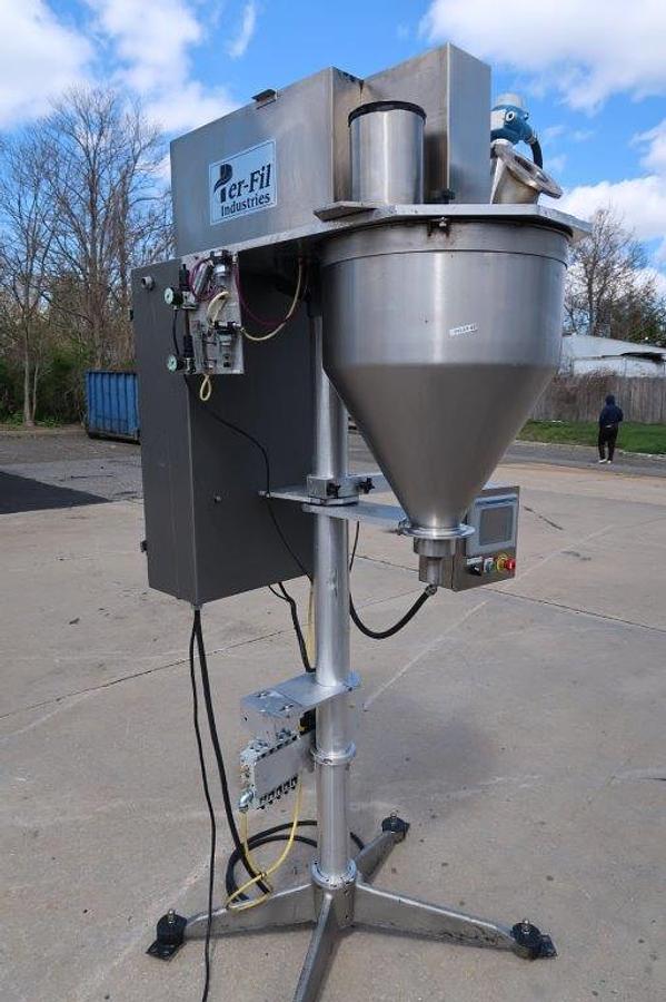 Used Per-Fil Single Auger Powder Filler