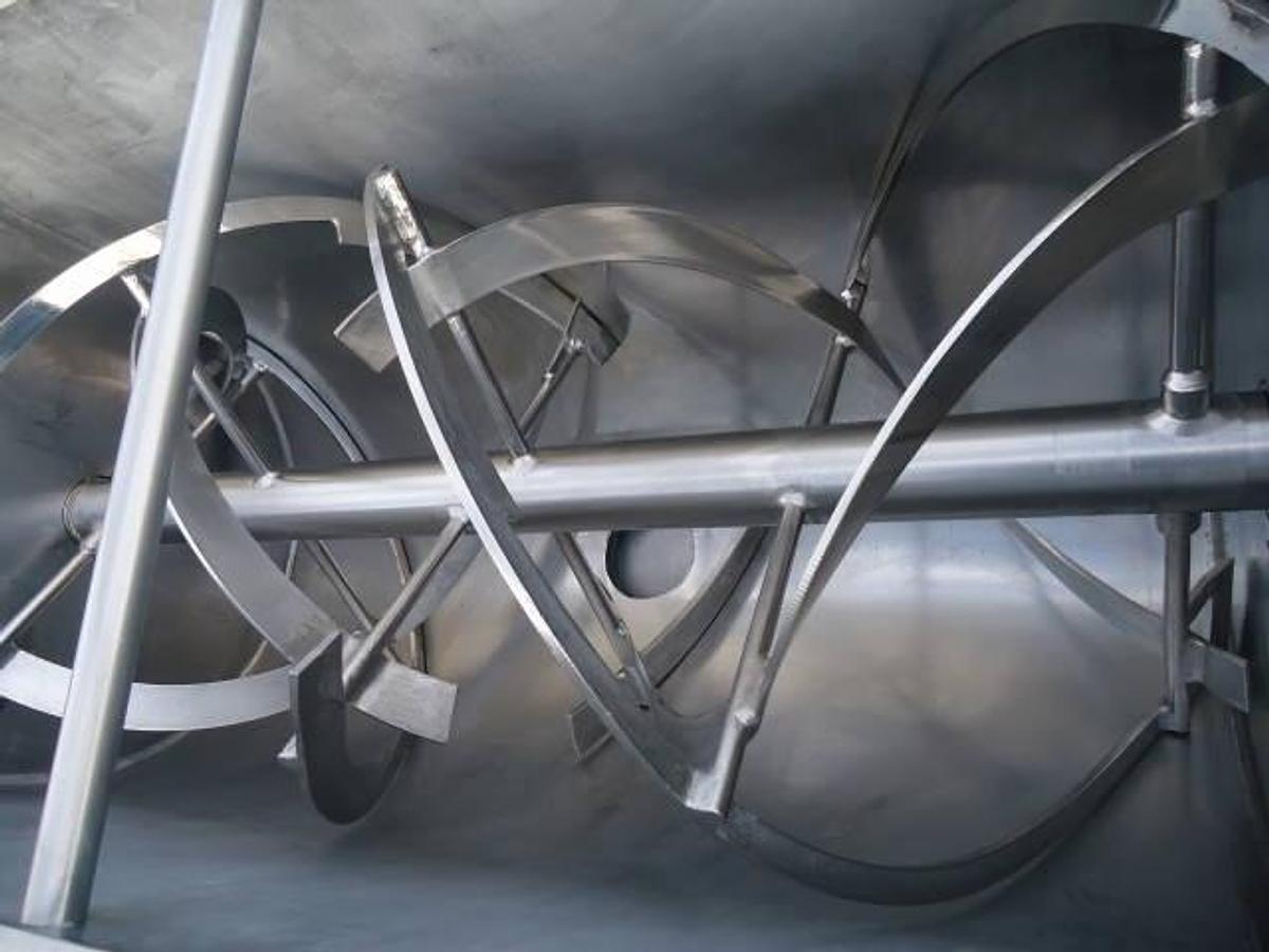 Used 26.5 Cu.ft.  Falcon Stainless Steel Double Ribbon Blender, 10 Hp