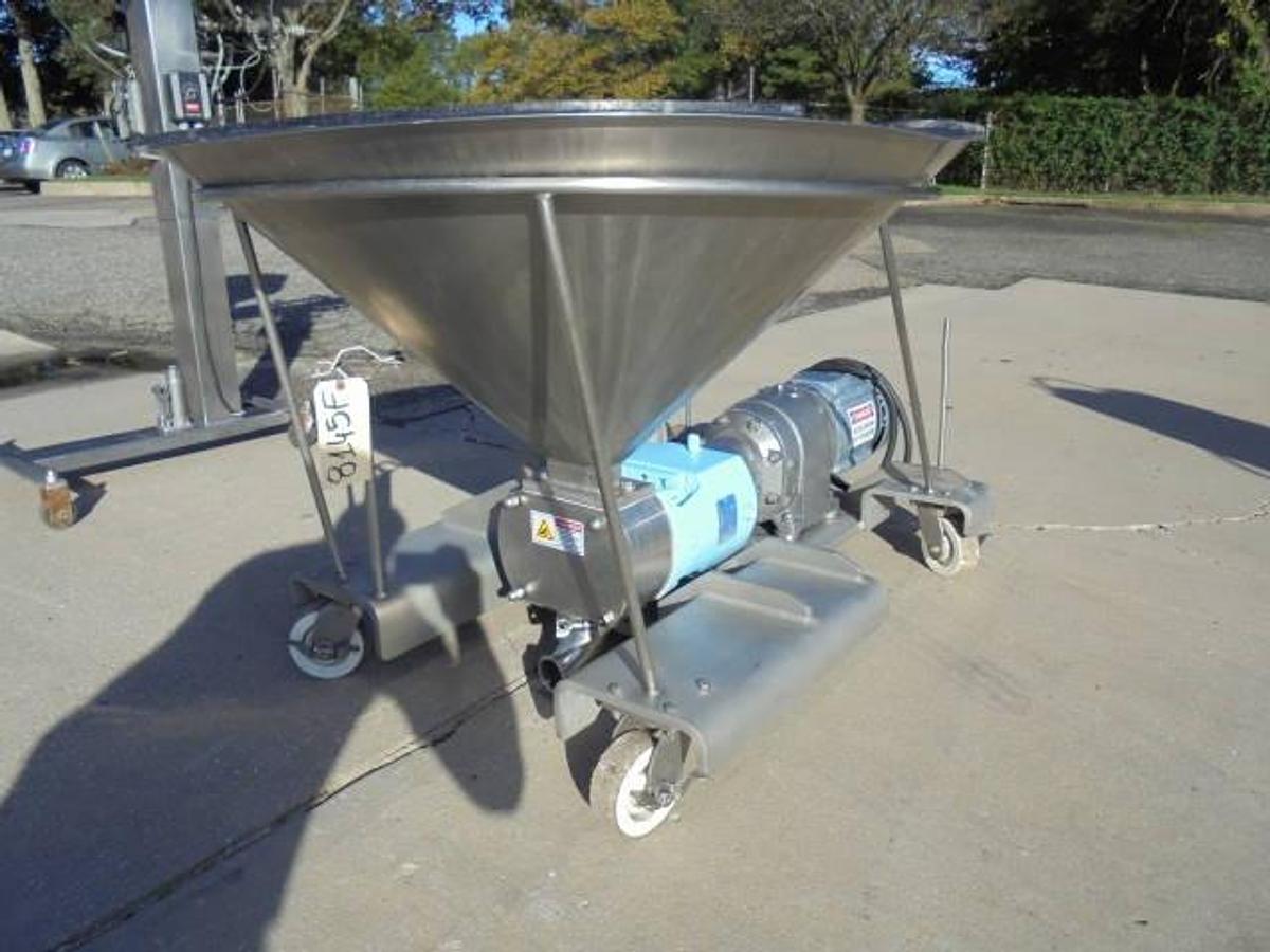 Used G&H Hopper Fed Positive Displacement Pump, 5HP