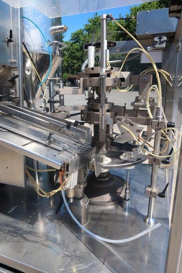 Used Axomatic “AXO-1000Matic” Tube Filling and Sealing Machine, Misc. Tooling