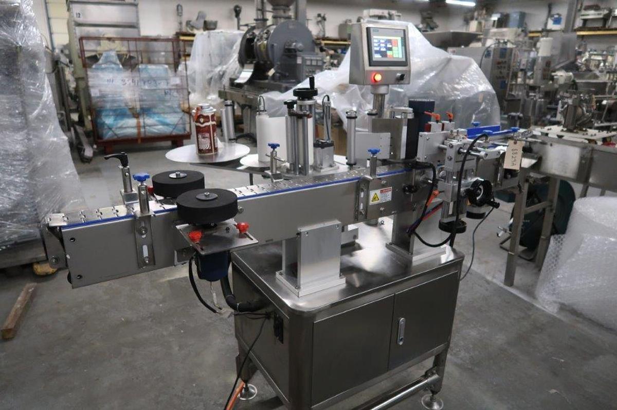 Used King Automatic Spot/Wraparound Pressure Sensitive Labeler
