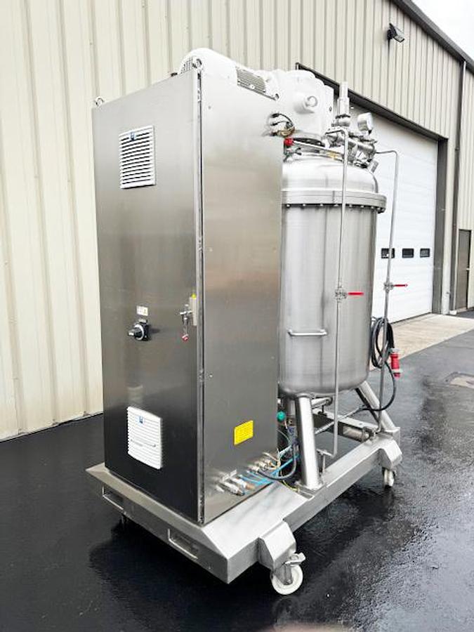 Used Ekato 1,000 Liter Vacuum Kettle/Reactor, 316L Stainless