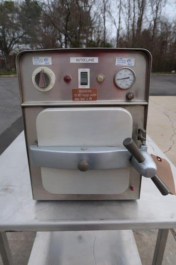 Used Amsco Tabletop Autoclave, Single Phase Electrics