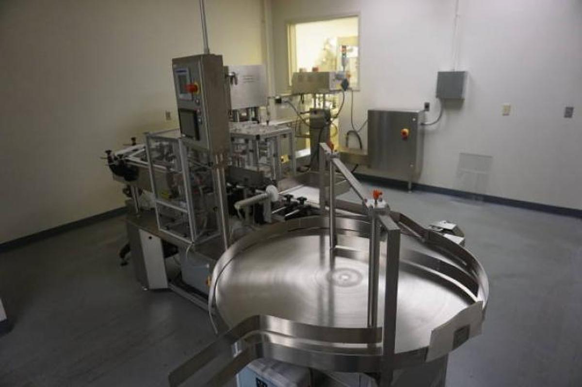 Used Aesus and Pharma Packaging Systems Fully Automatic Tablet/Capsule Bottling Line