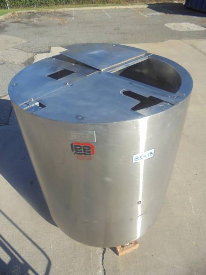 Used 400 Gallon Lee SS Jacketed Kettle, 100 PSI Jacket