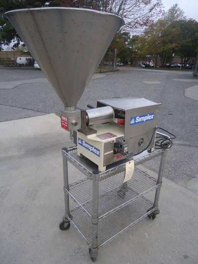 Used Simplex As-1 Single Piston Filler, Single Phase Motor