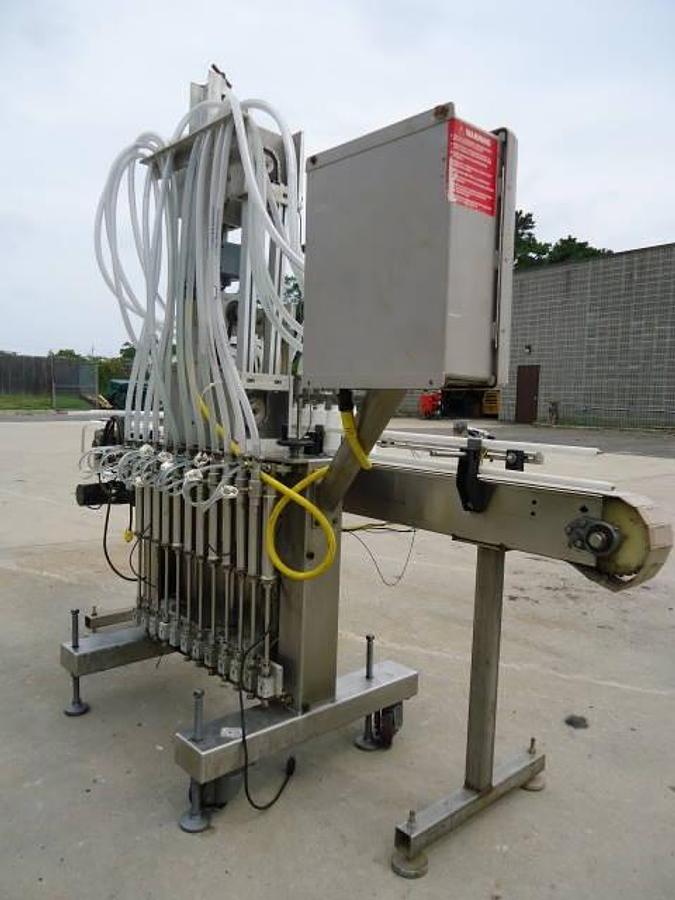 Used Kaps All/Fills-All Vol-32 twelve piston automatic filler